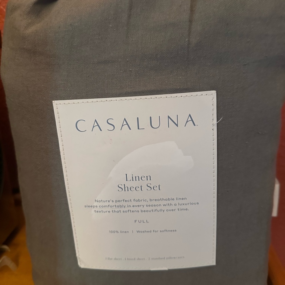 Casaluna Gray Sheet Set Luxurious Bedding Great Mother’s Day Gift